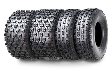Set 4 Wanda Race ATV tires 22x7-10 & 22x10-9 2004 Honda Sportrax 250EX 300EX