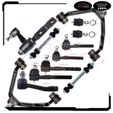 Fits for 97-03 Ford F150 F-150 4WD 12 Set Front Control Arm Tie Rod Ends Kit