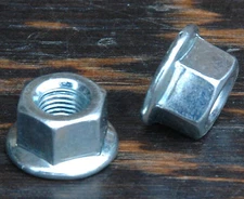 Vintage Bike 5/16" x 26 tpi Front Axle Nuts 2 Schwinn Script Hub Cruiser Bicycle