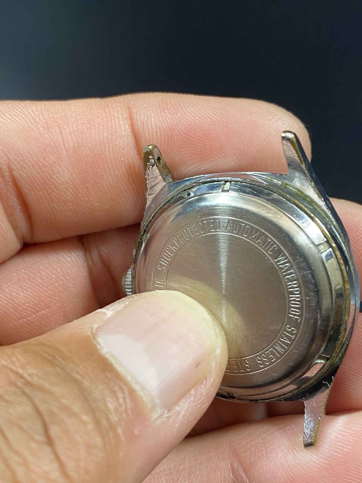 Douglas Automatic 17j Shock Protected Stainless S… - image 10