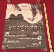 Projekt Spring 98 Poster LYCIA Steve Roach Voltaire Soul Whirling Somewhere GOTH