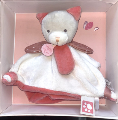 Doudou et Compagnie Mon DouDou Ballerine Pink CAT Ballerina Plush NIB NEW