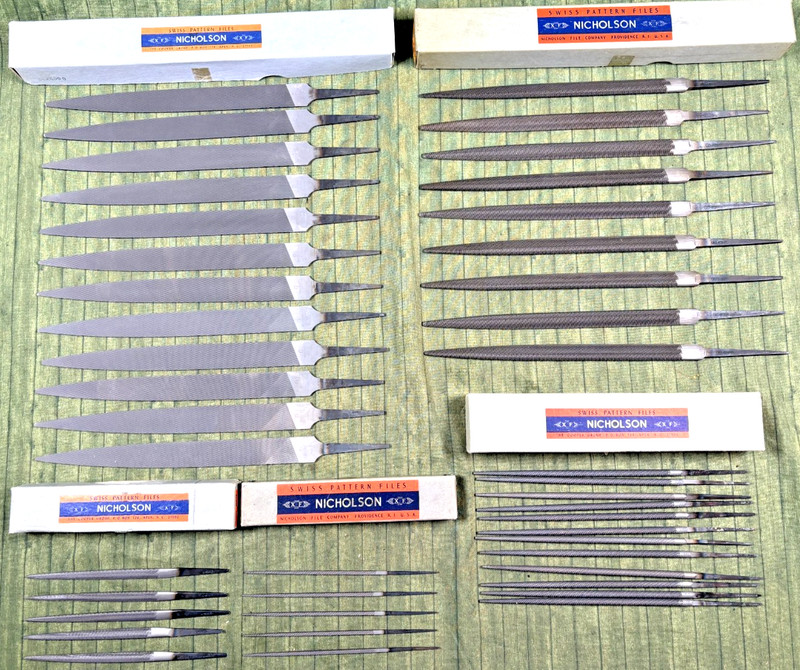 Lot of (43) Nicholson XF Files - New Old Stock - Made in U.S.A.