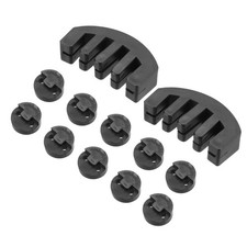 12er Pack Geigen-Dämpfer, Gummi 3/4 4/4 Übu...