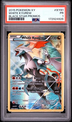 White Kyurem graded PSA 1 for sale on eBay