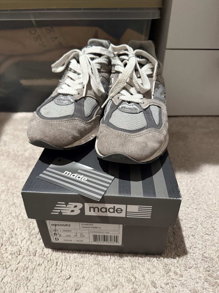 New Balance 990v2 Grey M990GR2 Made In USA Men
