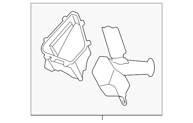 Genuine GM Air Cleaner Lower Housing 25847283 - Image 3 of 4