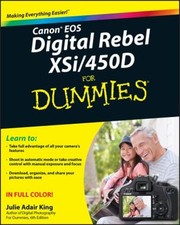 Canon EOS Digital Rebel XSi/450D for Dummies Paperback Julie Adai