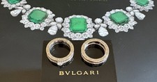 2 rings Bulgari Bvlgari Wedding & Engagement Ring B Zero Sz 52 Mint condition