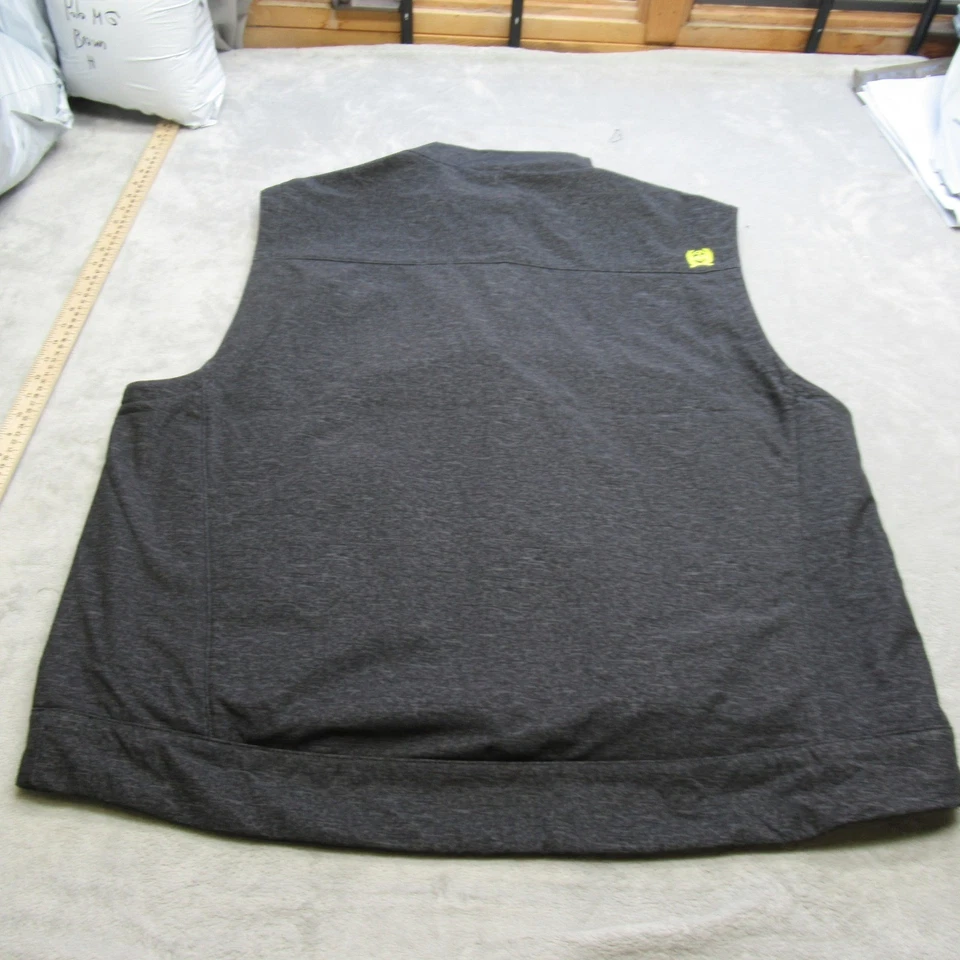 Cinch 背心男式 4XL 黑色风暴隐藏携带抓绒衬里防水新品 — 第 2/4 张图片