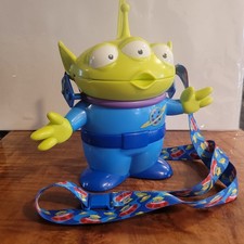 Disney Parks Pixar Toy Story Alien Sipper Drink Cup with Straw Lanyard Souvenir