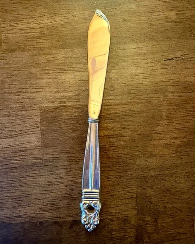 International Silver Royal Danish Sterling Silver Butter Knife 7”