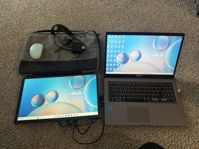ASUS VivoBook 15 i3 11th Gen, 8GB RAM, Portable Monitor, Mouse, Sleeve & Charger