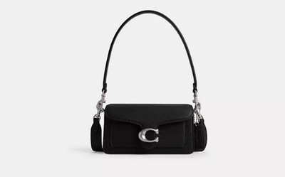 Coach Tabby Shoulder Bag 20 CY201 220Handbag 2WAY Silver/Black