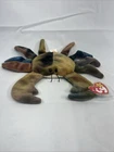 MWMT Ty Beanie Babies Claude the Crab Stuffed Animal Multicolor VTG 1996