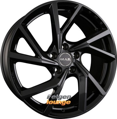 4x MAK KASSEL Gloss Black 8x18 ET30 5x112