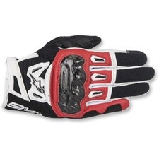 Alpinestars SMX-2 Air Carbon V2 Leather Gloves - Black/Red/White - Small