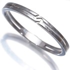 Auth GUCCI Ring Infinity US8.5 18K 750 White Gold