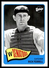 Rick Ferrell 2003 Upper Deck Vintage #187 Washington Senators MLB READ FREE SHIP