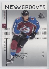 2019 Upper Deck SP Game Used New Grooves Achievement 21/25 Cale Makar #NG-18 y8z