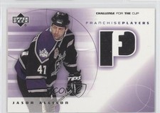 2001 Upper Deck Challenge for the Cup Franchise Players Jason Allison #FP-JA h3a