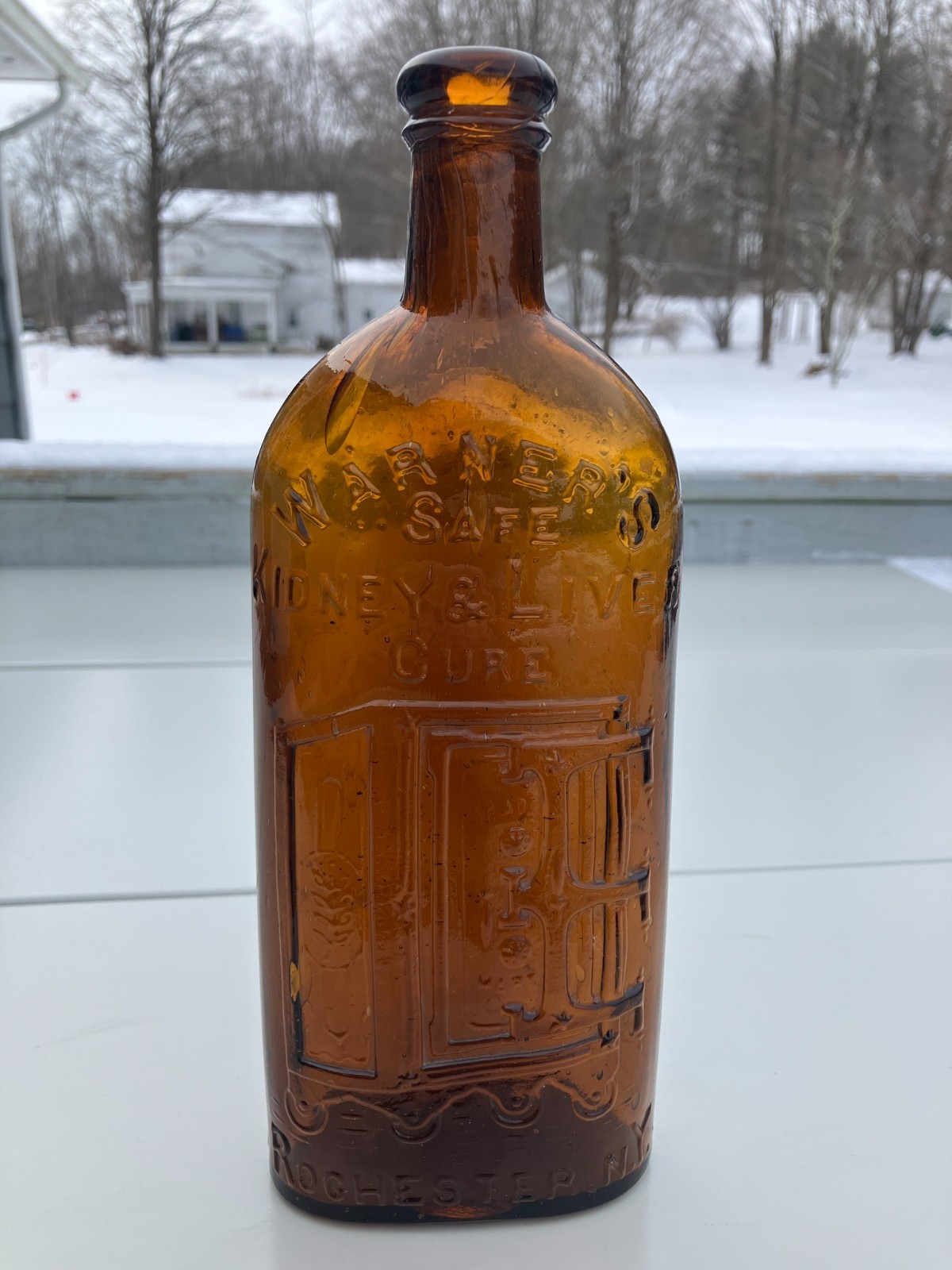 Early Bubbly Crude Double Collar Warner's Safe Kidney & Live