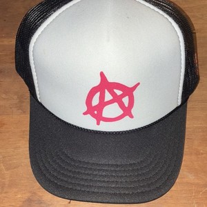 Vans warped tour Black White Trucker Hat Mesh Back Adjustable Punk Men One Size