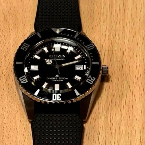 Citizen Promaster NB6021-17E Fujitsubo Diver Automatic Black Dial Watch W/BOX