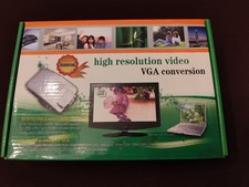 VGA to S-Video Converter - High Resolution video to VGA Conversion 