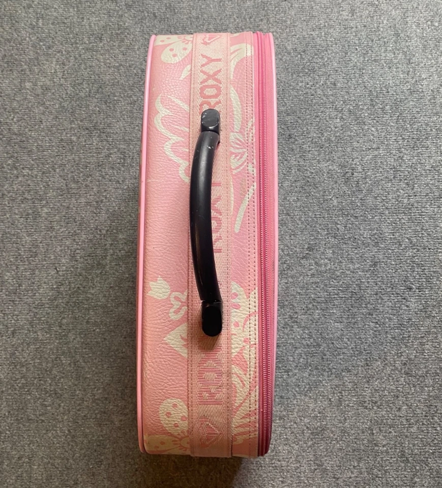 Vintage Roxy Quicksilver  Pink Floral Travel Suitcase Luggage Y2k 90s - Image 4 of 4