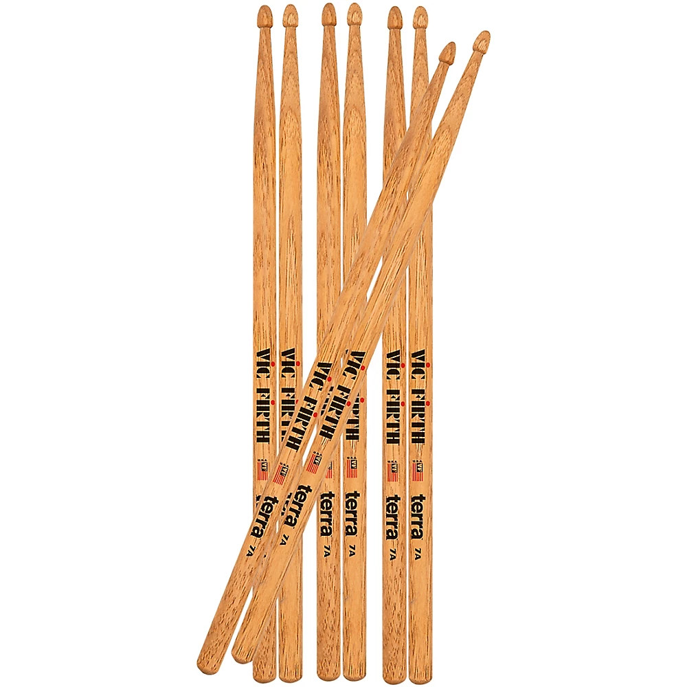 Vic Firth American Classic Terra Series Value 4-Pack 7A Wood 7190₽