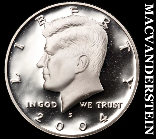 2004-S Silver Kennedy Half Dollar - Choice Gem Proof  Lustrous  #i7669