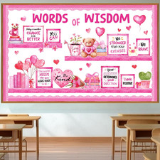 Inspirational Valentine  s Day Bulletin Board Decor for Classrooms and Libraries