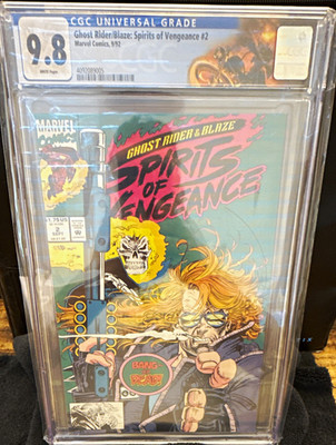 Marvel Ghost Rider/Blaze Spirits of Vengeance #2 CGC 9.8 Kubert 1992