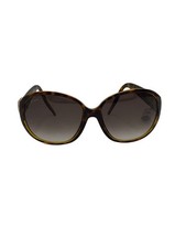 GUCCI Wellington Sunglasses, Plastic, Brown/Black, Women's, 3530
