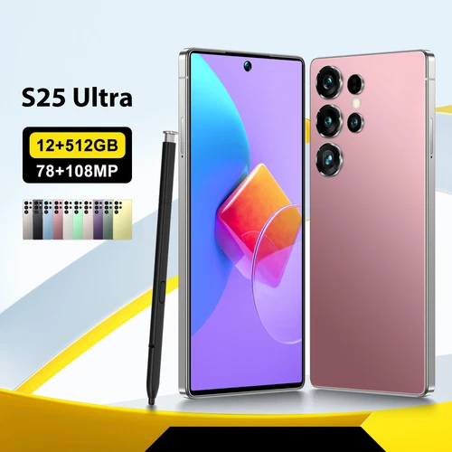 New S25 Ultra 5G Smartphone 7.3" Factory Unlocked Android Cellphones Dual SIM - Picture 3 of 34