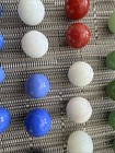 Original Antique Vintage Old Marbles  Swirl Agate? Jade Red White Blue Lot 34 — photo 10