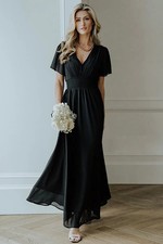 Baltic Born Women's Birdie Maxi Dress in Black Size XL - NWT