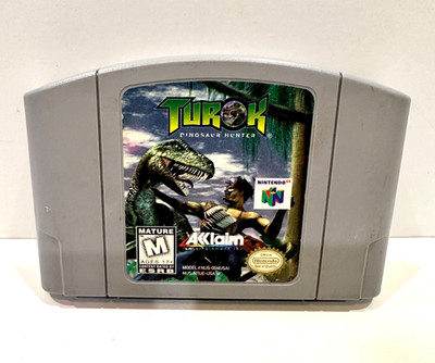 Turok: Dinosaur Hunter (Nintendo 64, 1997) N64 Fully TESTED & Working Authentic