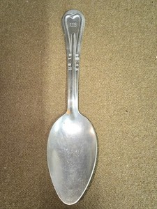 US Army Unit Marked Mess Kit Spoon Marked RIA Dated 1911