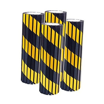  Garage Wall Protector Foam Wall Corner Guard for Parking Garages 4 pack Yellow