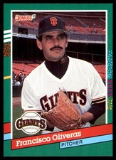 Francisco Oliveras 1991 Donruss #469 Giants MLB READ FREE SHIPPING AutographDen