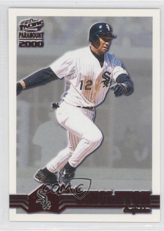 2000 Pacific Paramount Ruby Chris Singleton #57 0o9