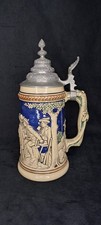 Alter Bierkrug Mit Zinndeckel 1,0l