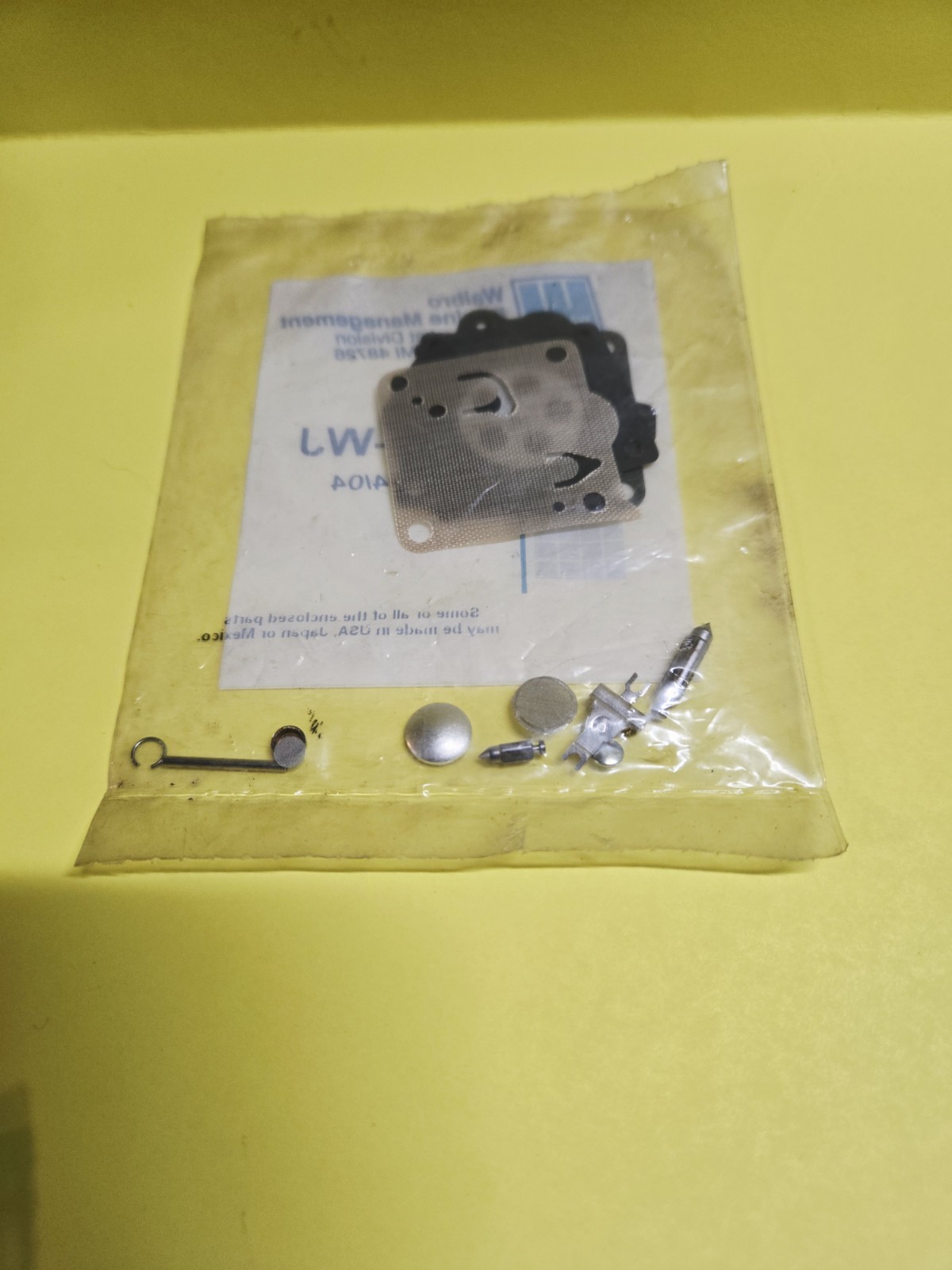 OEM Walbro K15-WJ Carburetor Repair Kit Fits Walbro Carburetor WJ-83-1