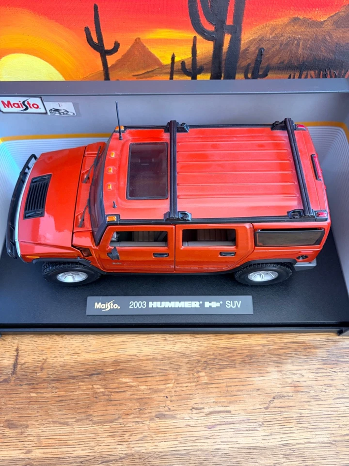 HUMMER H2 SUV 2003 MAISTO 1/18 EN BOITE - Photo 1/4