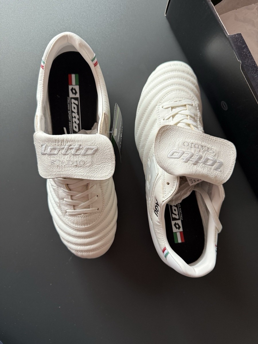 Lotto Stadio FG OG Made in Italia All White Size US 10 | eBay