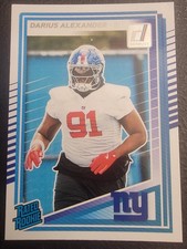 2025 Panini Donruss Darius Alexander #379 Rookie Card RC. rookie card picture
