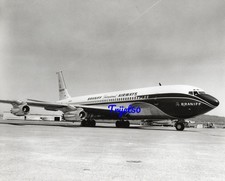 10X8 B&W Photo Boeing 707 N7071 Braniff International Airways