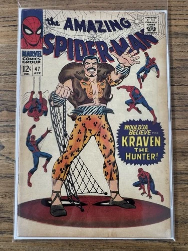 AMAZING SPIDER-MAN #47, Marvel Comics 1967 Kraven appearance VG/FN Range🔥KEY🔥
